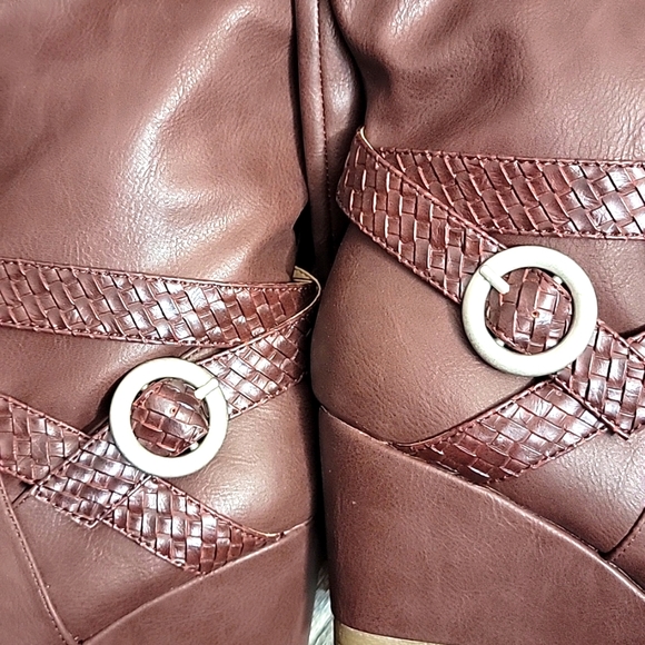 Journey Collection Wine boots - Picture 5 of 8